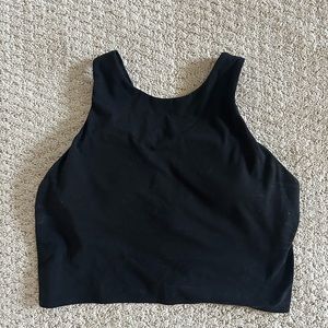 Athleta Conscious Crop Bra A-C in Black